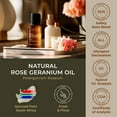 thumbnail image 4 of Gya Labs Rose Geranium Essential Oil for Skin, Natural Geranium Oil for Diffuser & Aromatherapy - 0.34 fl oz, 4 of 8