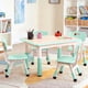 thumbnail image 1 of Mesa Moderna para Niños y Juego de 4 Sillas, Mesa Ajustable de 31.5" con Patas Antideslizantes y Escritorio con Diseño de Grafiti, Juego para Preescolar, 1 of 9