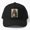 Black, variant on Frog Warrior Baseball Cap, Amphibian Fighter Character Graphic Design, Classic Hat