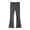 Grey, variant on Gunia Flared Pants For Girls High Waist Soft Stretch Casual With Pockets Comfortable Everyday Wear 3-13 Years