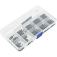 thumbnail image 2 of Kit de tornillos M2 M2.5 M3 con destornillador, 500 piezas Tornillos de cabeza avellanada, Kit de herramientas de reparación Micro tornillos con caja de almacenamiento para reparar computadoras, anteojos, relojes, joyas - Negro Vhermosa YQ-0570, 2 of 6