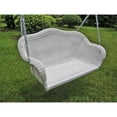 thumbnail image 2 of International Caravan Monaco Resin Patio Hanging Swing-White, 2 of 6