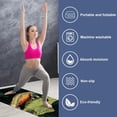 thumbnail image 2 of Crocodile Gym Towel with Storage Bag, 72.8"x26.8", Suitable for Yoga, Pilates, Fitness, etc., 2 of 6