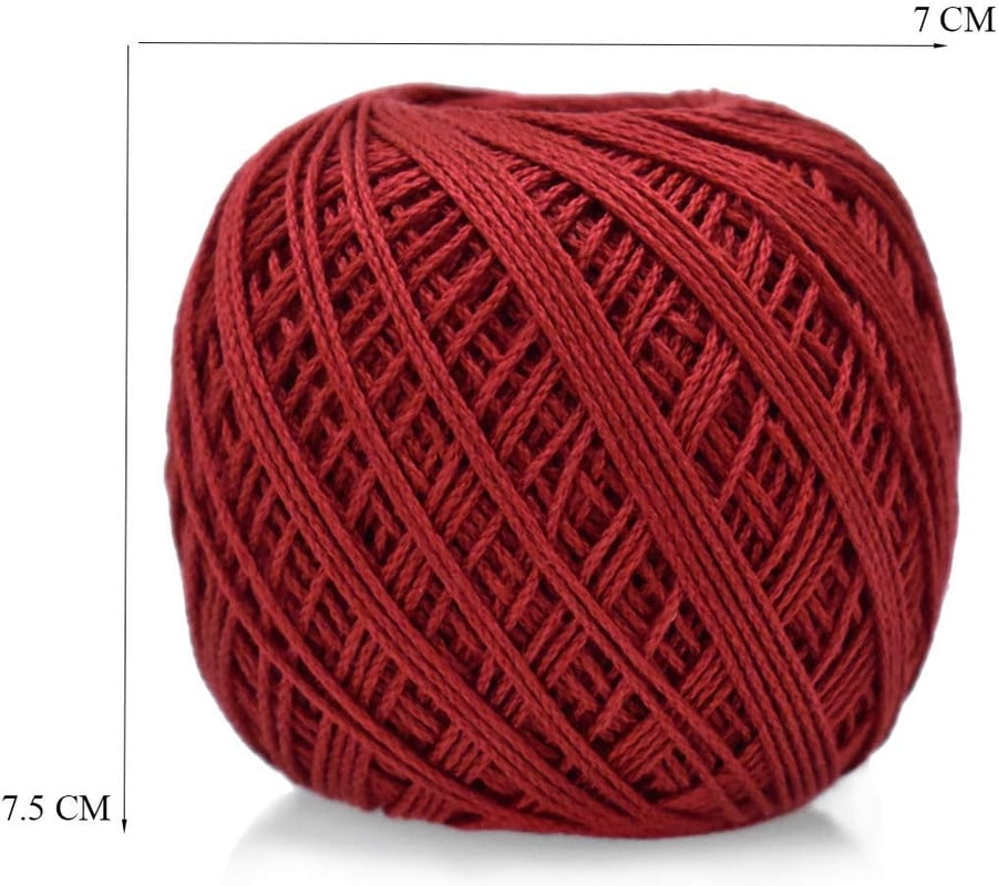 Anchor Crochet Threads Tatting Knitting Hand Embroidery Cross Stitching Balls 50 Grams (Pack Of 1)