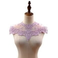 thumbnail image 3 of D-GROEE Embroidered Floral Lace Neckline Neck Collar Trim Clothes Sewing Applique Edge, 3 of 6