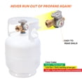 thumbnail image 5 of Flame King 5LB Empty Propane Tank LP Cylinder with OPD Valve and Built-in Gauge, Great for Camping, 5 of 14