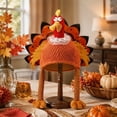thumbnail image 5 of Thanksgiving Turkey Hats Funny Turkey Costume Novelty Turkey Headwear for Thanksgiving Night Event Dress-up Party B One Size, 5 of 5