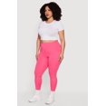 thumbnail image 2 of Women's Plus Size High Waisted Mesh Detail Leggings with Pockets, 2 of 5