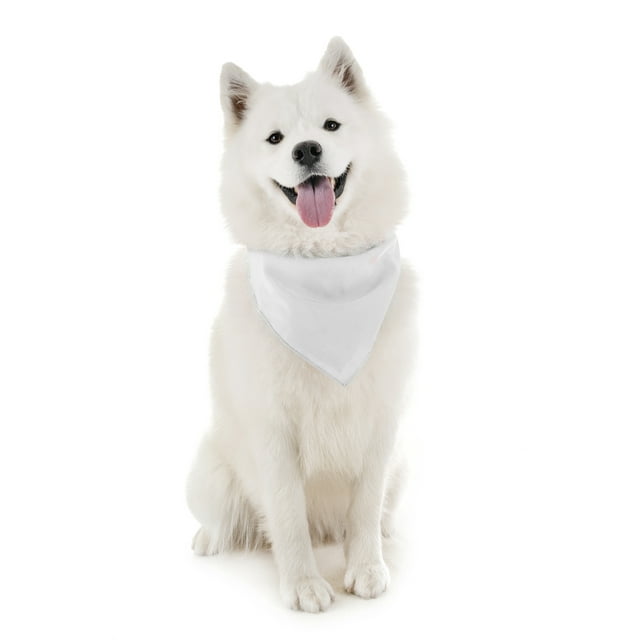 Mechaly Dog Plain Bandanas - 2 Pack - Scarf Triangle Bibs for Small, Medium and
