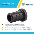 thumbnail image 3 of SharkBite 4794228 0.5 Po. Barb x 0.5 Po. Dia. Barb Plug, 3 of 4
