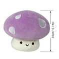 thumbnail image 2 of FOCUSNORM Cute Mushroom Plush Toy Soft Throw Pillow Plushies Stuffed Mushroom, 2 of 6