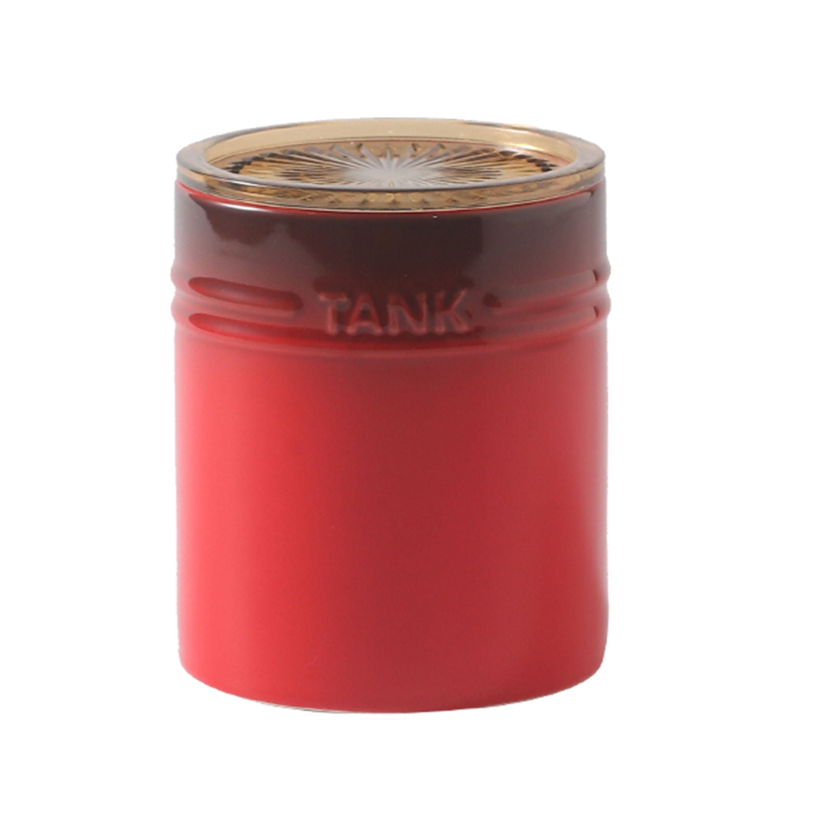 French Gradient Ceramic Sugar Pot With Lid, Solid Sugar Bowl With Spoon