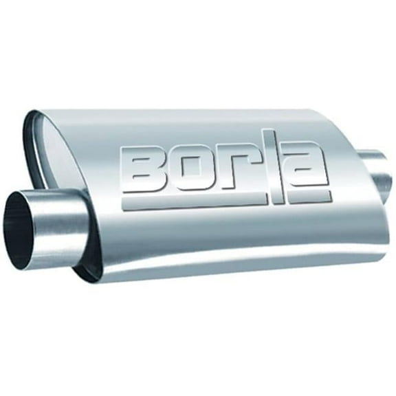 Borla Exhaust  2.25 in. 14 x 4 x 9.5 Offset & Center Muffler