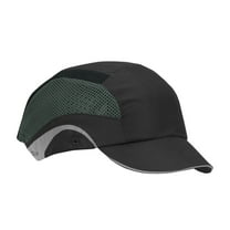 Protective Industrial Products Hardcap Aerolite Bump Cap Black Short Brim Baseball Style