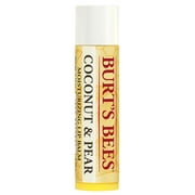 6 Pack Burt's Bees, Moisturizing Lip Balm, Coconut & Pear - 0.15 oz Each