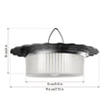 thumbnail image 5 of 1/2Pcs Solar Hanging Shed Light, 244LED 360° Chandelier Lamp, 4400mAh Solar Pendant Light with Remote & Light Sensor, 4 Modes, Rain/Snow/Sun Proof for Indoor Outdoor Gazebo Patio Camping, 5 of 11