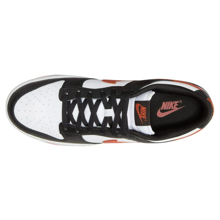 Men's Nike Dunk Low Retro White/Dragon Red-Black (DV0833 108) - 13