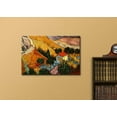 thumbnail image 2 of wall26 Valley with Ploughman Seen from Above by Vincent Van Gogh - Canvas Print Wall Art Famous Painting Reproduction - 32" x 48", 2 of 3