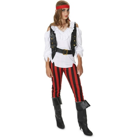 Rebellious Pirate Girl Teen Halloween Costume