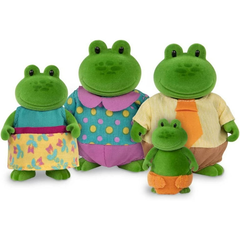 Li'l Woodzeez Miniature Animal Figurine Set - Croakalily Frog