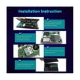 thumbnail image 4 of Tarjeta WiFi AX201NGW con 2 antenas 2,4 Ghz + 5 Ghz WiFi 6 3000 Mbps M.2 CNVio2 Bluetooth 5.1 Adaptador WiFi verde, verde, 4 of 5