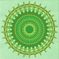 thumbnail image 1 of Ahgly Company Machine Washable Indoor Square Transitional Jade Green Area Rugs, 8' Square, 1 of 7