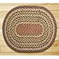 thumbnail image 3 of Earth Rugs 03-324 Olive-Burgundy-Gray Oval Rug, 3 of 3