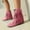 Pink, variant on Viluyesy Mid Calf Boots for Womens, Round Toe Chunky Heels Trendy Tassel Fall Winter Suede Boots Black