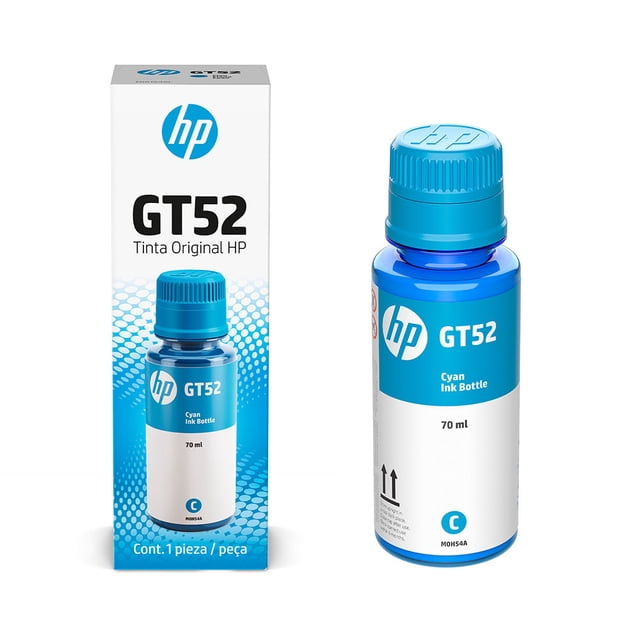 Botella de Tinta original HP GT52 Cian