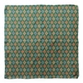 thumbnail image 4 of Bimba Green Diamond Ikat Pure Silk Printed Head Bandanas Summer Neck Wrap Scarf 40 x 40 Inches, 4 of 6
