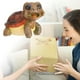thumbnail image 5 of Adorno de resina para escritorio con forma de tortuga Micro para jardín, playa y hogar Figurita decorativa de tortuga con ojos grandes, 5 of 8