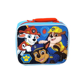 Paw Patrol Lunch Box Set! Includes Sandwich Box + Snack Container + Water  Bottle + Tableware Featuring Ryder + Dogs! 4 Piece Kids Picnic Pack in Tote  Bag! (Green V6) 