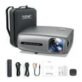thumbnail image 2 of Yaber Pro U7 Native 1080P Portable Projector with WiFi and Bluetooth, Auto Keystone Correction, HD Home&Outdoor,Gray, 2 of 8