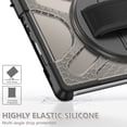 thumbnail image 5 of XYX Case for 10.5 inch Microsoft Surface Go 4/Surface Go 3/Surface Go 2, 360 Rotating Heavy Duty Shockproof Cover with Kickstand and Hand Strap (Dark Brown), 5 of 7