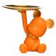 thumbnail image 1 of Escultura de oso de resina nórdica, bonita estatua decorativa, decoración del hogar, dulces Naranja, 1 of 8