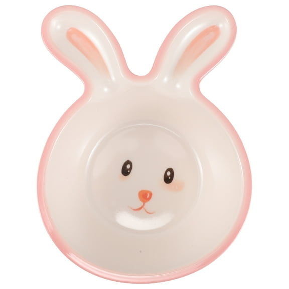 WEUVEB Multi-Color Cute Plastic , Easter Party Container, Fun Shaped Serving Dish for Children