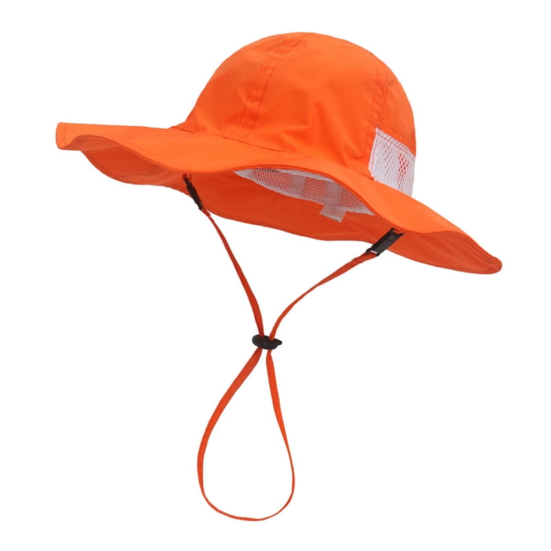 Uccdo Baby Boys Girls Outdoor Adjustable Sun Hat Kids Wide Brim Beach