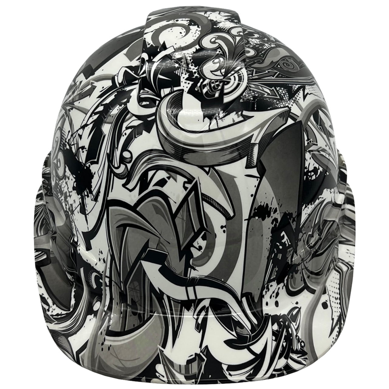 Graffiti Hydro Dipped Hard Hats Cap Style with 4 Pt Suspension