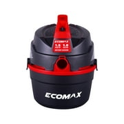 Ecomax 1 Gallon 1.5HP Portable Poly Wet/Dry Vacuum EM18101P-1H