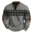 thumbnail image 1 of Chandail en Molleton à Fermeture Éclair pour la Mode Urbaine Décontractée de Tous les Jours avec Design Imprimé – Chandail à Col Rond à Manches Longues et Coupe Ample pour Toutes les Saisons, 1 of 3