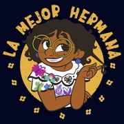 Juniors Encanto Mirabel La Mejor Hermana Portrait Graphic Tee Navy Blue Small