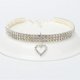 thumbnail image 4 of (m, Blanc) Collier En Cristal Pour Animaux,colliers D'animaux De Compagnie En Strass,collier Chat,bling Colliers Pour Chiens Paillettes,pour Chie, 4 of 5