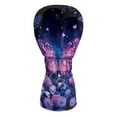 thumbnail image 2 of Yuyamidu Purple Butterfly Golf Club Head Cover with Soft Lining Flowers Driver Fairway Wood Hybrid Headcover PU Leather Golf Club Cover Gift for Golfers, 2 of 8