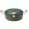 thumbnail image 4 of 1 Pc Japanese Style  Fryer Home Mini Non-stick Fryer (Dark Green), 4 of 4