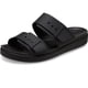 thumbnail image 1 of Sandalia Baja Brooklyn con Hebilla para Mujer Crocs Negra Talla 4 M, 1 of 6