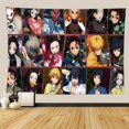thumbnail image 6 of Demon Slayer Anime Backdrop Classics Photography Background for Bedroom Hall Dormitory Living Room Hanging (70.86x59.05inch) #05, 6 of 8
