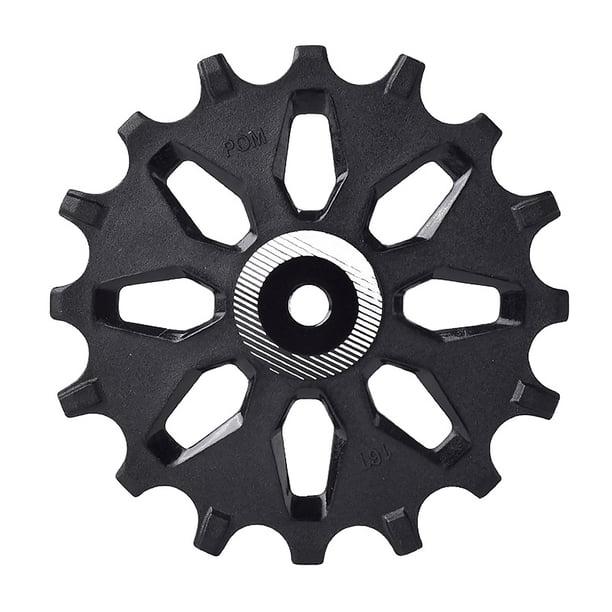 Toystoory Desviador trasero de bicicleta, polea de aleación de aluminio, guía de dientes, rueda de rodamiento de cerámica MTB, piezas Ciclismo 16T