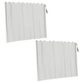 thumbnail image 2 of Cortinas de pantalla de malla de 2 piezas de chimenea paneles de pantalla de chimenea con manijas, 2 of 7