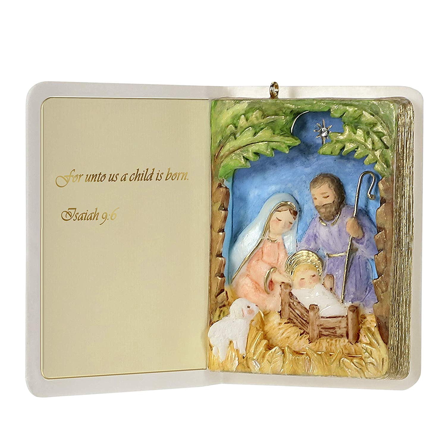 Hallmark Keepsake Christmas 2019 Year Dated Nativity Bible Religious
