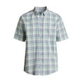 thumbnail image 5 of George Men's & Big Men's Short Sleeve Poplin Button-Up Shirt, Sizes S-3XL, 5 of 5